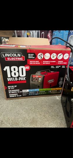 Weld-Pak 180 Amp MIG Flux-Core Wire Feed Welder, 230V, Aluminum Welder with Spool Gun sold separately