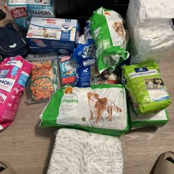 Dog diapers Ranging From XS-Large