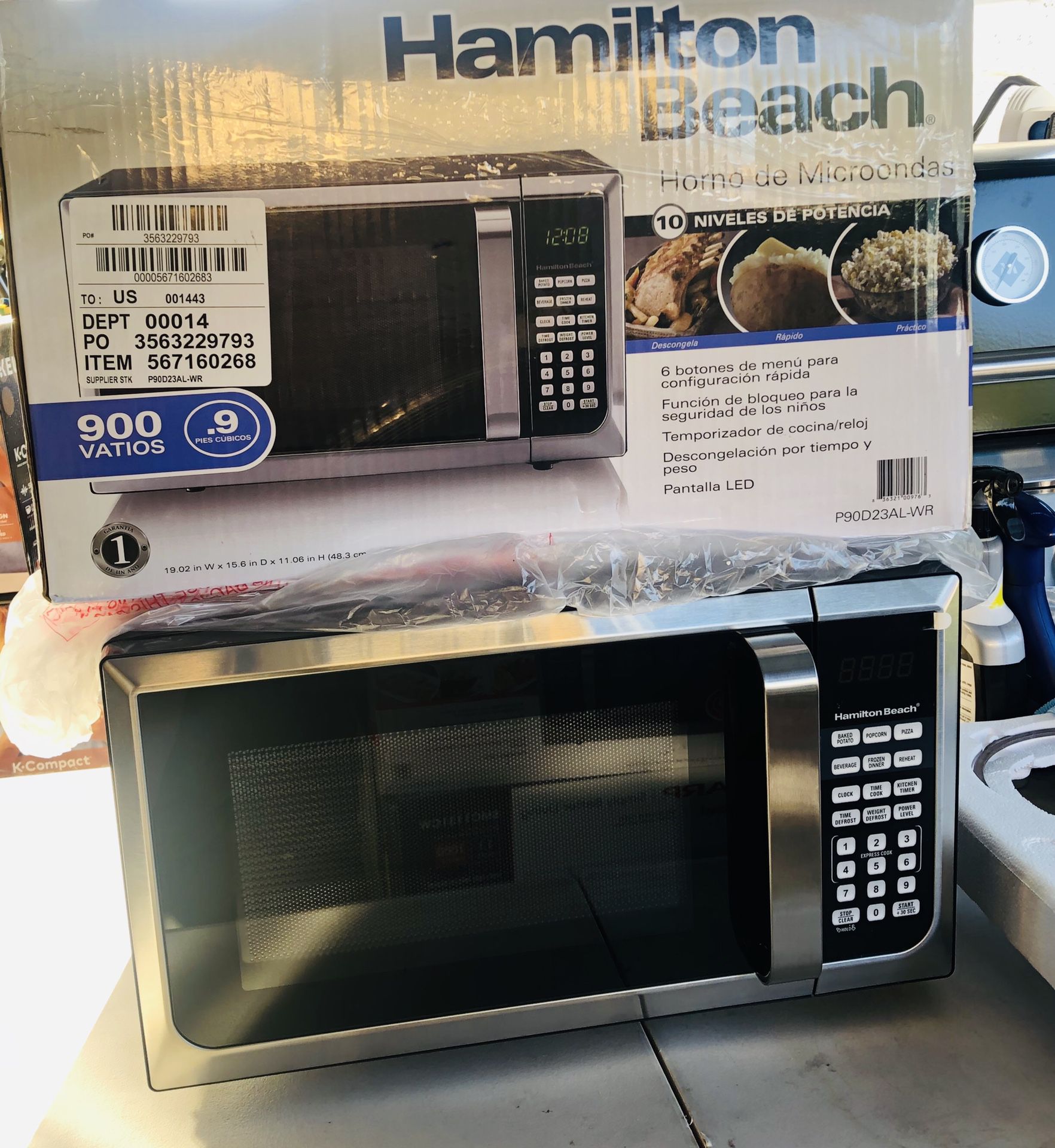 Hamilton beach microwave oven