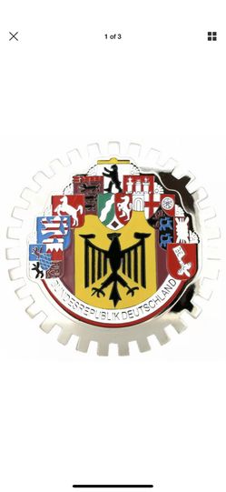 Germany cities car grill emblem