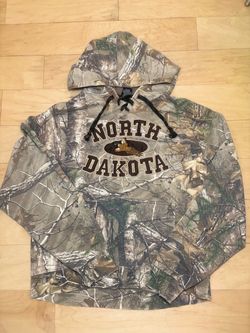 North Dakota Camo Pullover Hoodie