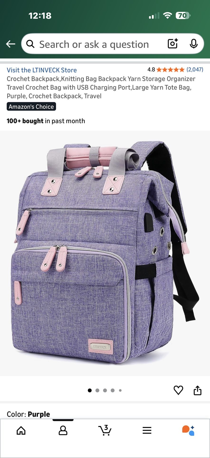 Yarn Backpack