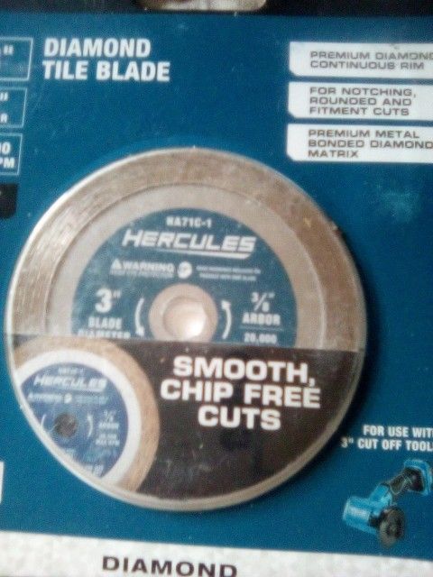 Brand New 3 Inch Diamond Blades (Package Deal)