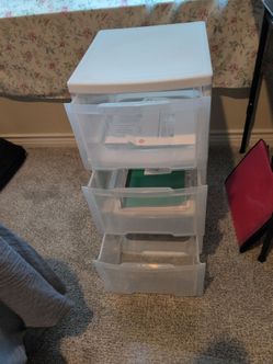 Three-tier sterilite drawers