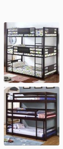 Brand New Triple Bunkbed $50 Down Takes One Home Today!