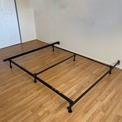 Metal Bed Frame Adjustable To Queen/King/Cal King Size Holds Up To 2000 lb. Distributed Weight 70” L. Delivery Available