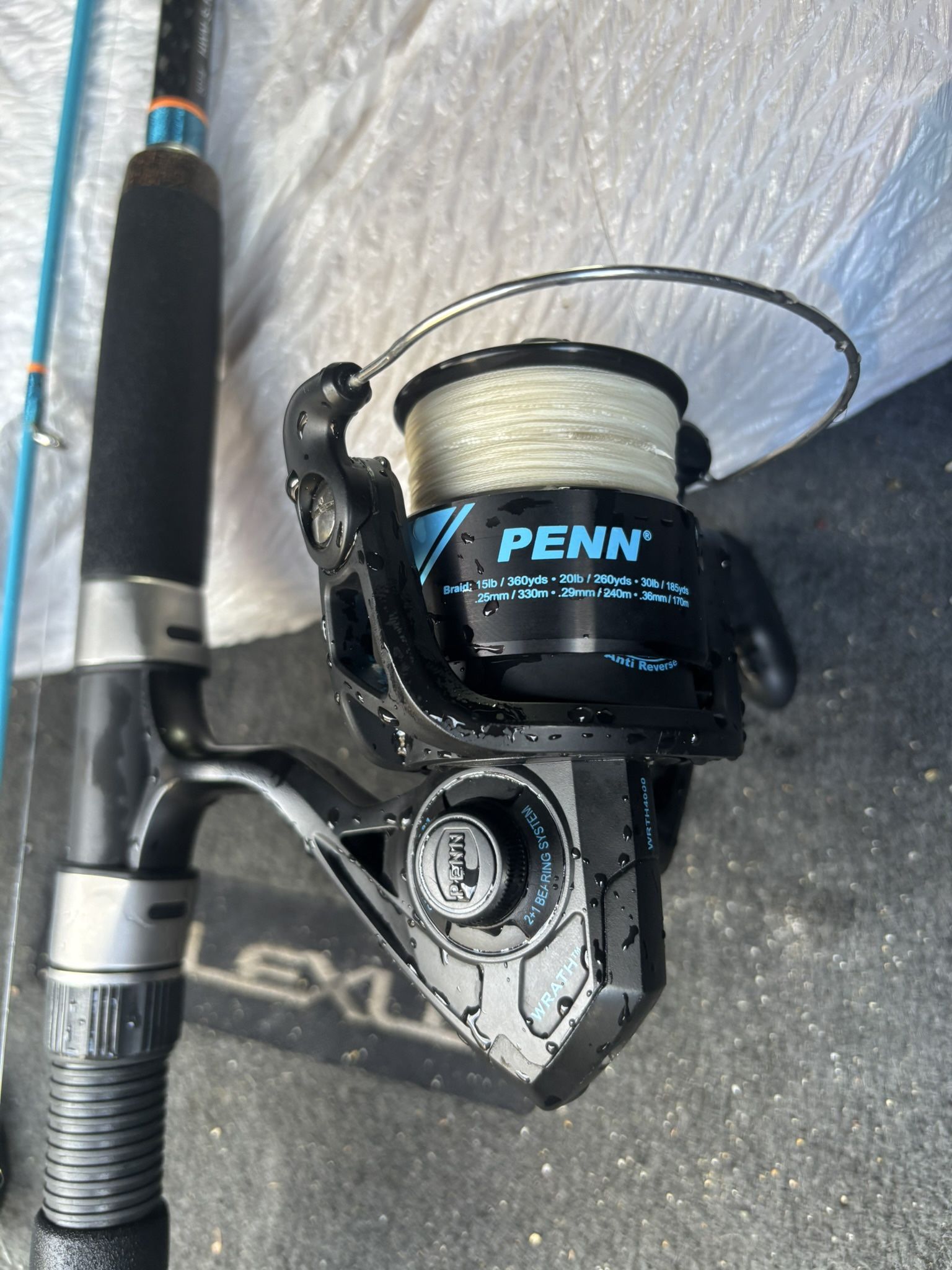 Penn Wrath Spinning Reel Size 4000