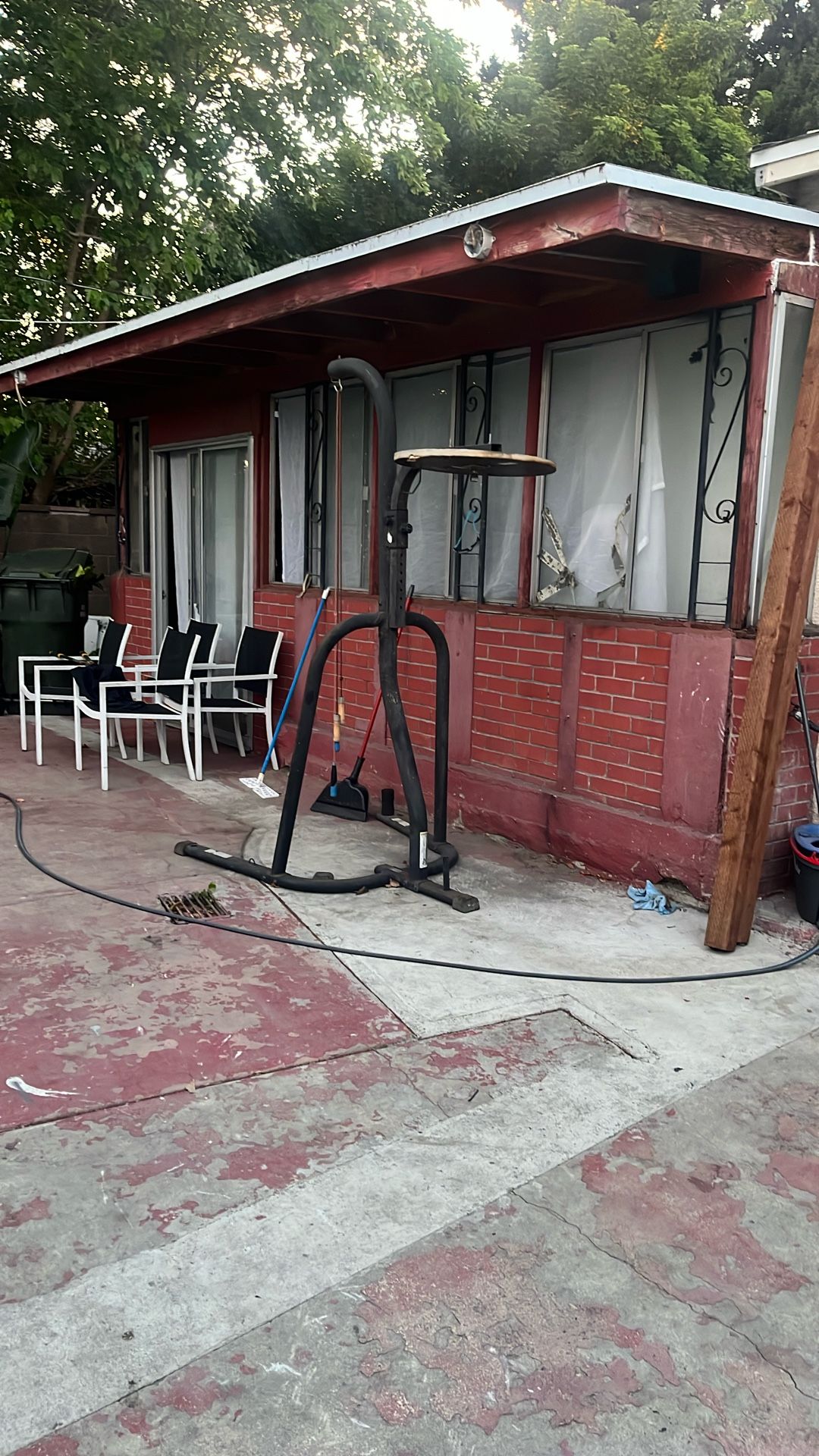 Heavy bag And Speed Bag Stand