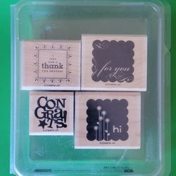 Stampin' Up! Stamp Set - Say it With Scallops