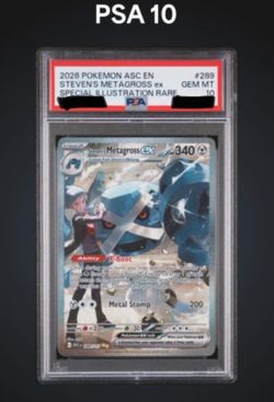 Steven’s Metagross ex PSA 10 READ DESCRIPTION