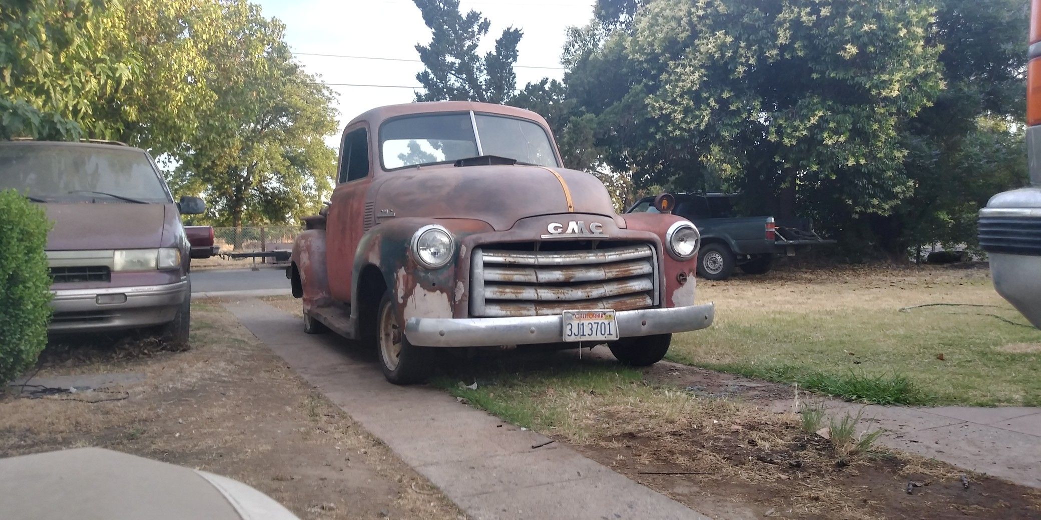 Classic 1950 gmc d100 pick up truck