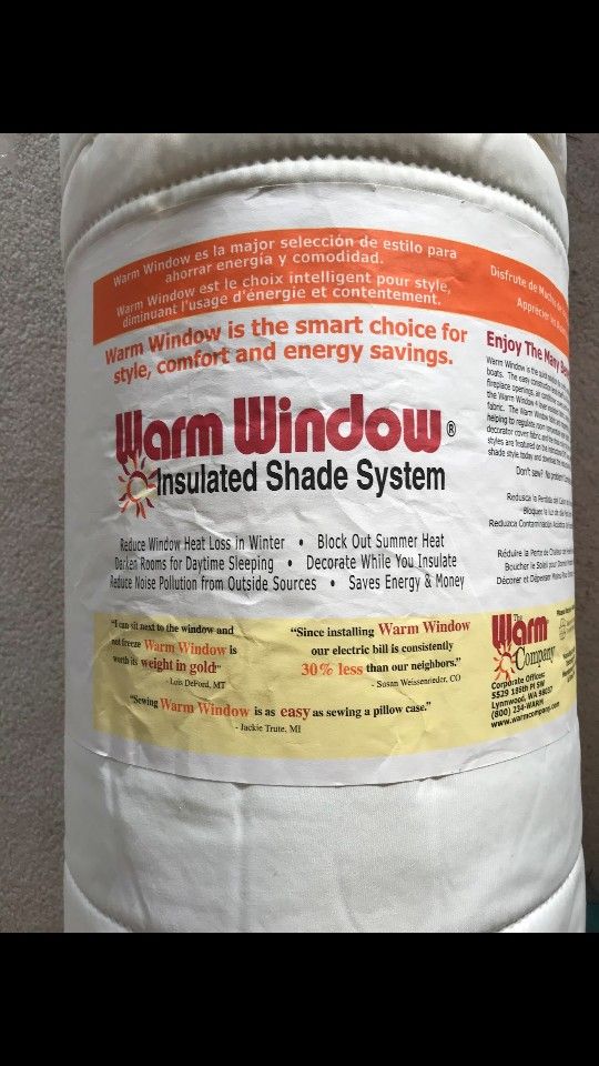 Warm Window Insulated Shade System