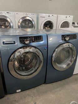 Conjunto de lavadora y secadora eléctrica Samsung