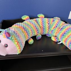 Stuffed Animal - Long Rainbow Caterpillar