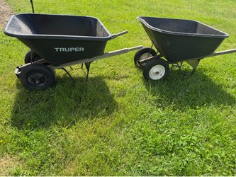 2 wheeled wheelbarrows