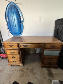 Solid Oak Desk