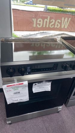 Samsung Bespoke 6.3 cu,Ft Smart Skide-in Electric Range with Precision Knobd