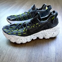 Nike Space Hippie 04 Black Volt Men’s 12 CZ6398-010 Excellent Used