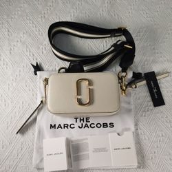 Marc Jacobs The Snapshot Crossbody Bag Cloud White