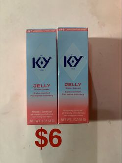 K-Y Jelly Water-Based Personal Lubricant 2-Pack