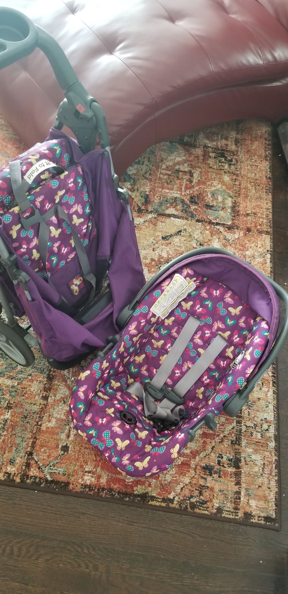 COSCO STROLLER AND CARSEAT