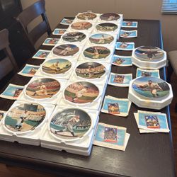 The Legends Of Baseball Plate Set