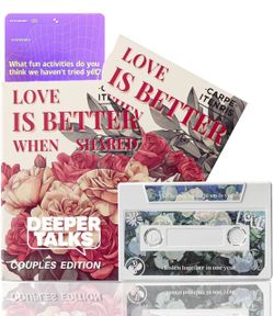 Couples Deep Conversation Cards & Blank Cassete