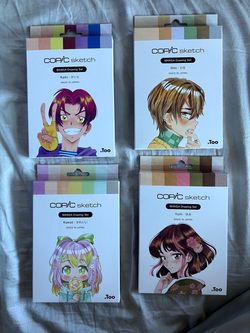 Copic Sketch Manga Drawing Sets (Sealed / Retails $55 each)