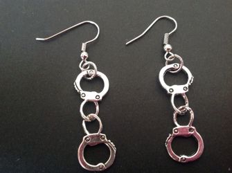 Handcuff earrings