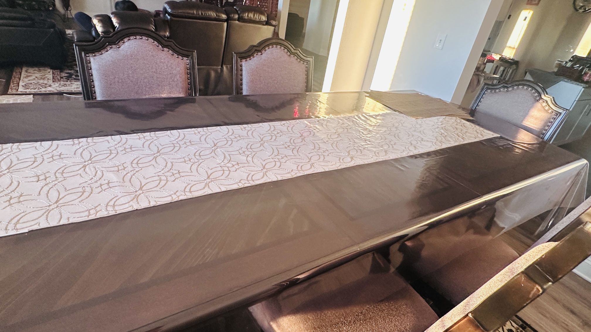 Ashley Extendable Dining Table And 8 Chairs