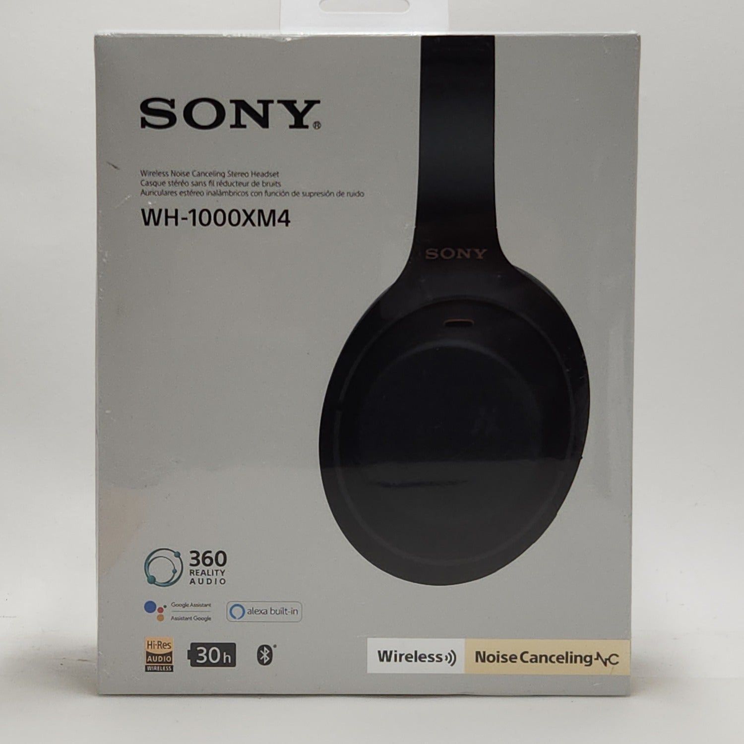 New Sony WH-1000XM4 Noise-Cancelling Wireless Bluetooth Headphones Black