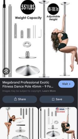 Mega brand exercise pole