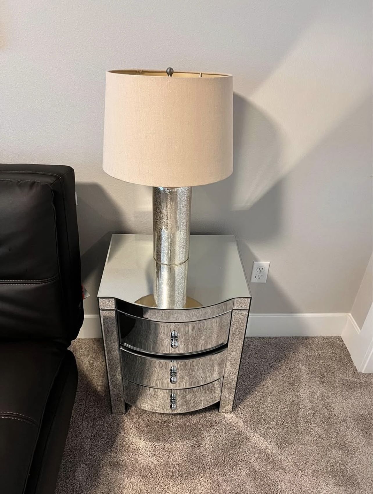 Mirrored Nightstands