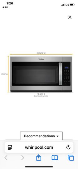 Whirlpool Microwave