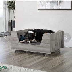 Modern elevated dog bed. Assembled or unassembled – both available. Modern elevated dog bed. Assembled or unassembled – both available.