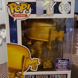 MTV MOON PERSON FUNKO POP HOLLYWOOD EXCLUSIVE