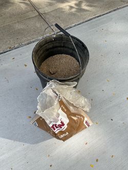 Bucket of Sand + 1/2 Bag Play Sand