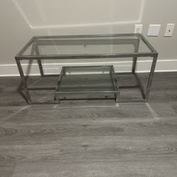 2 Tier Glass Coffee Table