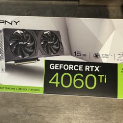 PNY Geforce Nvidia RTX 4060TI 16GB VRAM