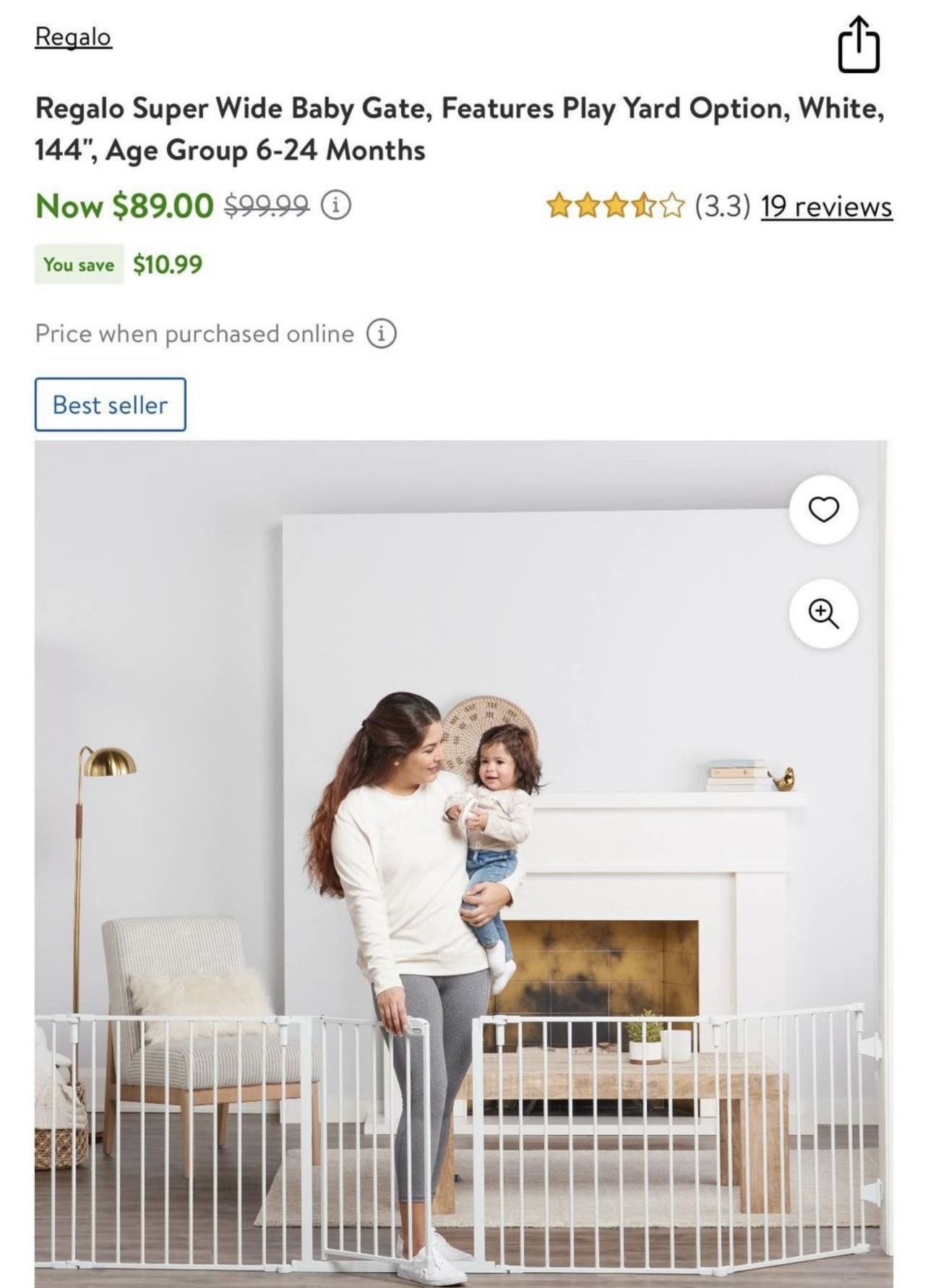 Regalo Baby Gate And Play Yard