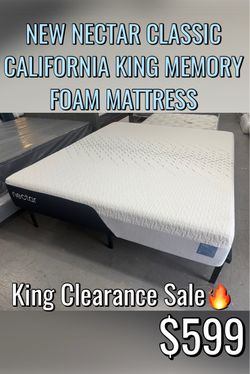New Nectar Classic California King Memory Foam Mattress