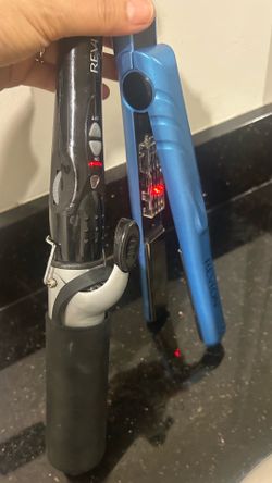 Revlon Hair Styling Tools – Curling Iron & Flat Iron Bundle