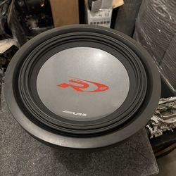 12 inch Alpine type R in new condition