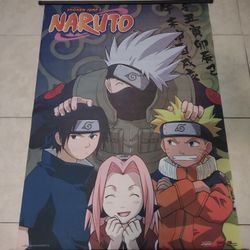Naruto Wall Scroll (Buy Or Trade) Anime Collectable Item 