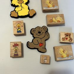 Huge Lot Of Rubber Stamps Including Collectibles 