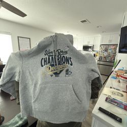 Dodgers World Series Cropped Hoodie