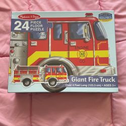 Giant Fire Truck Puzzle