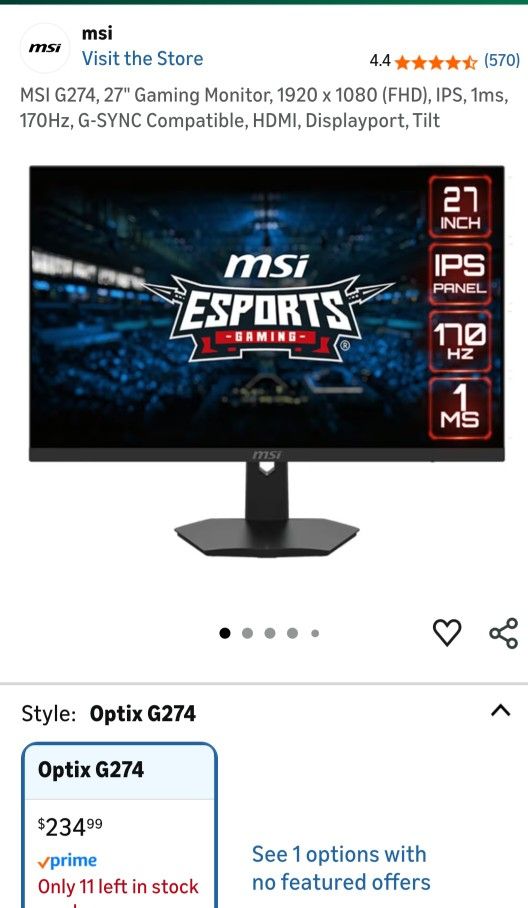 27" Gaming Monitor