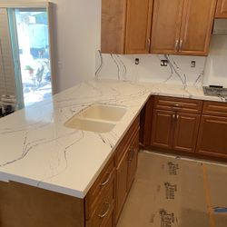 Kitchen Countertops, Bathrooms, Vanities, Fireplaces, Table, Bar, Quartz, Granite, Marble, Ceramics, Quartzite, Etc.