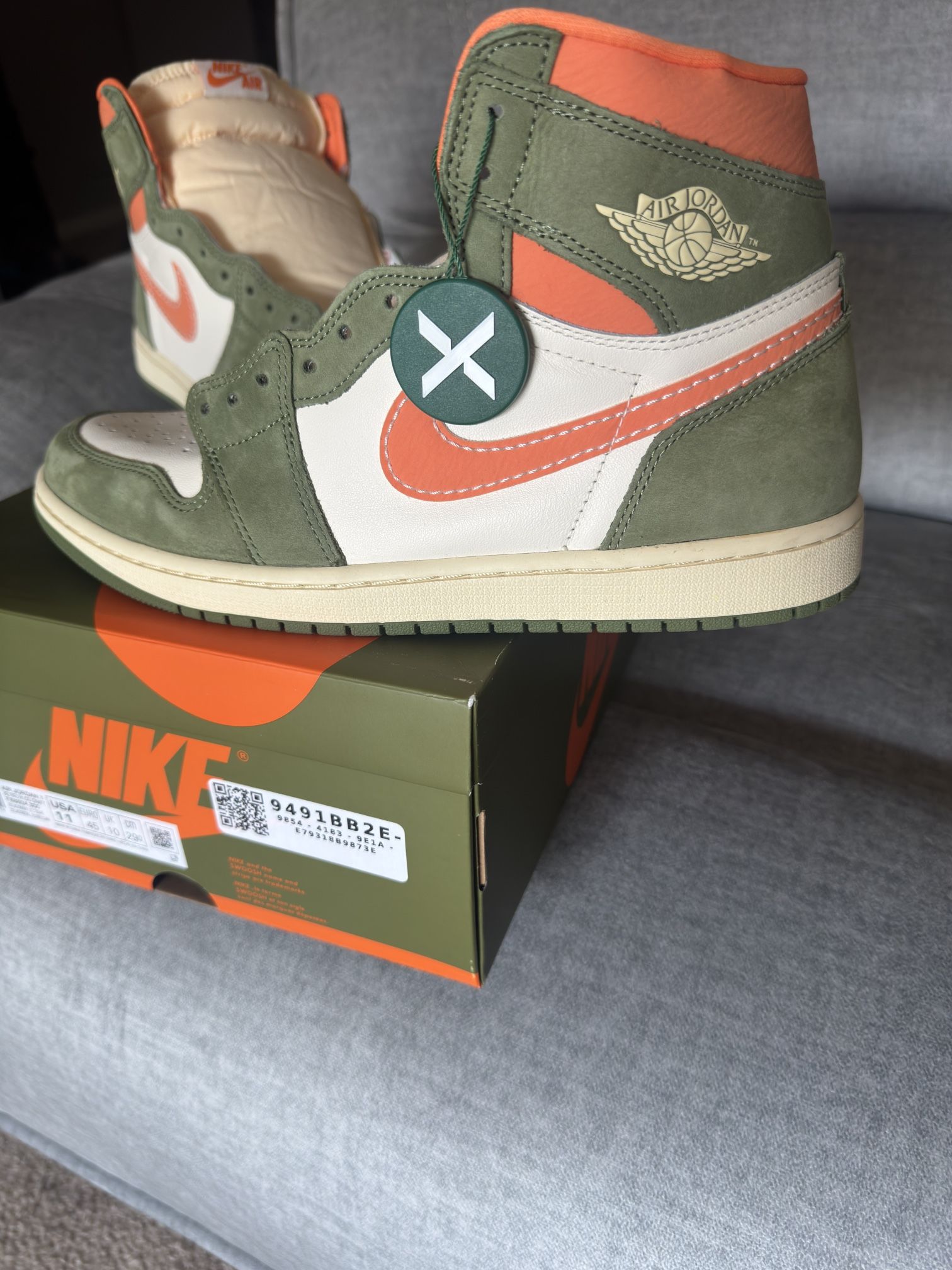 Jordan 1 Celadon Size 11
